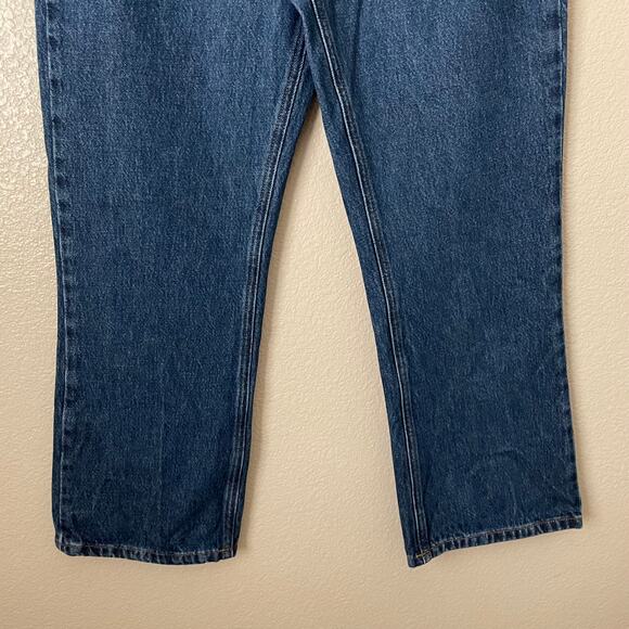 Sezane Jeans Womens EU 38 US 6 Blue Flare Ankle Mid Rise Laurence Trouser Denim - Picture 6 of 11